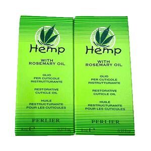 Perlier Hemp With Rosemary Oil Restorative Cuticle Oil - 2 PACK